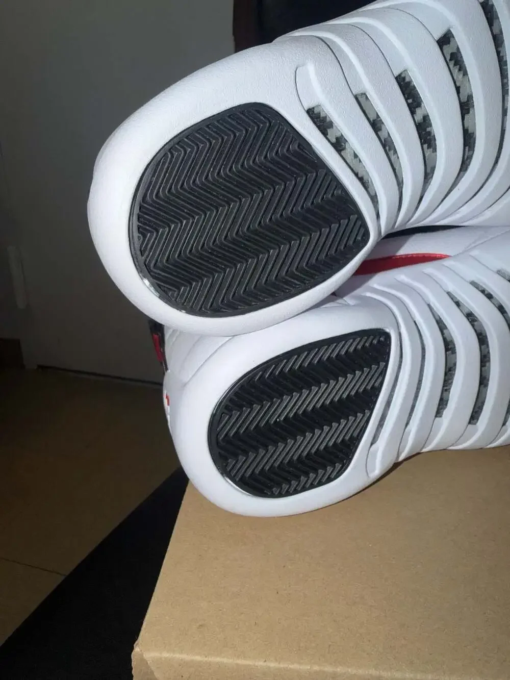 Air Jordan 12 Retro Twist White/University Red-Black Men's Size 11